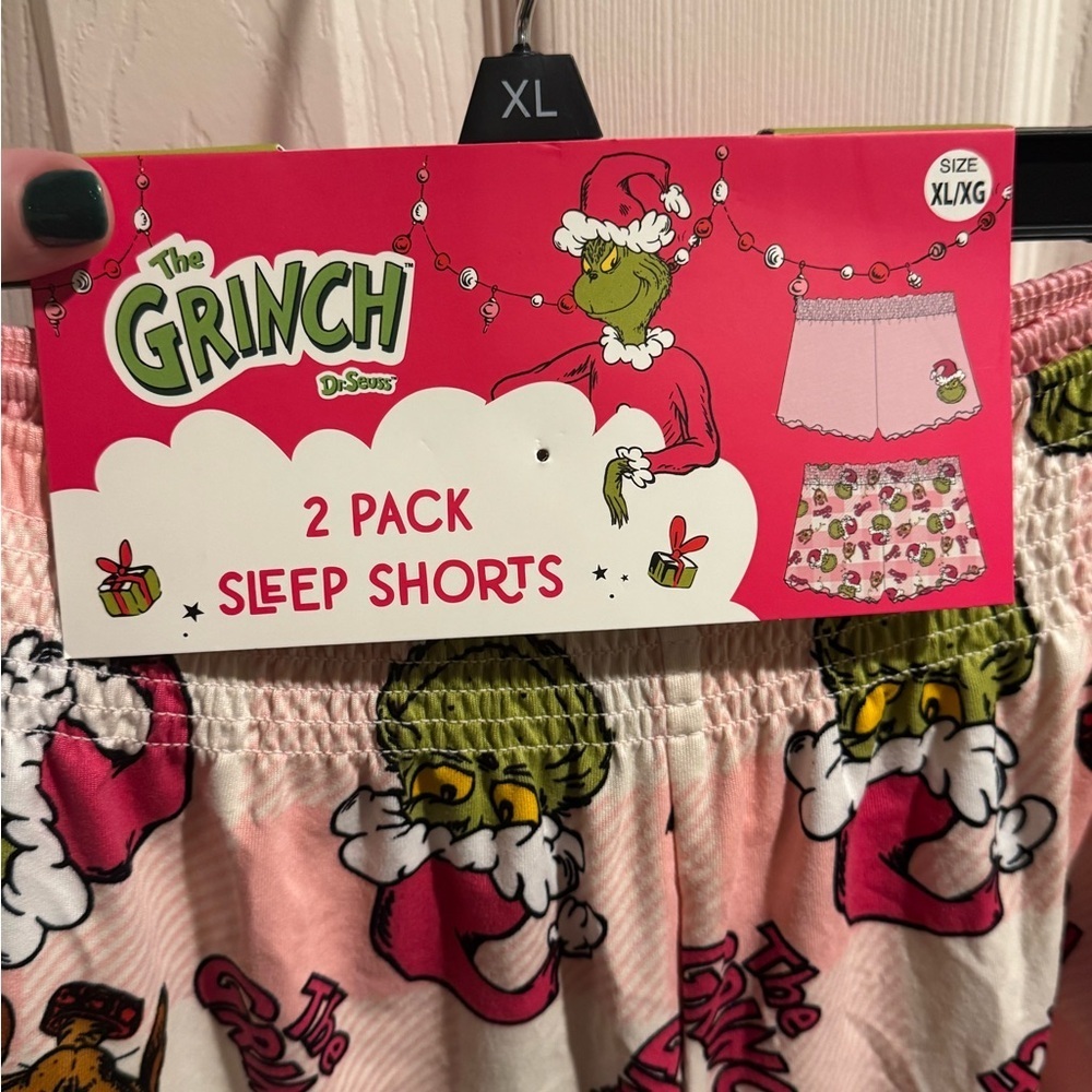 Dr. Seuss The Grinch women’s sleep shorts